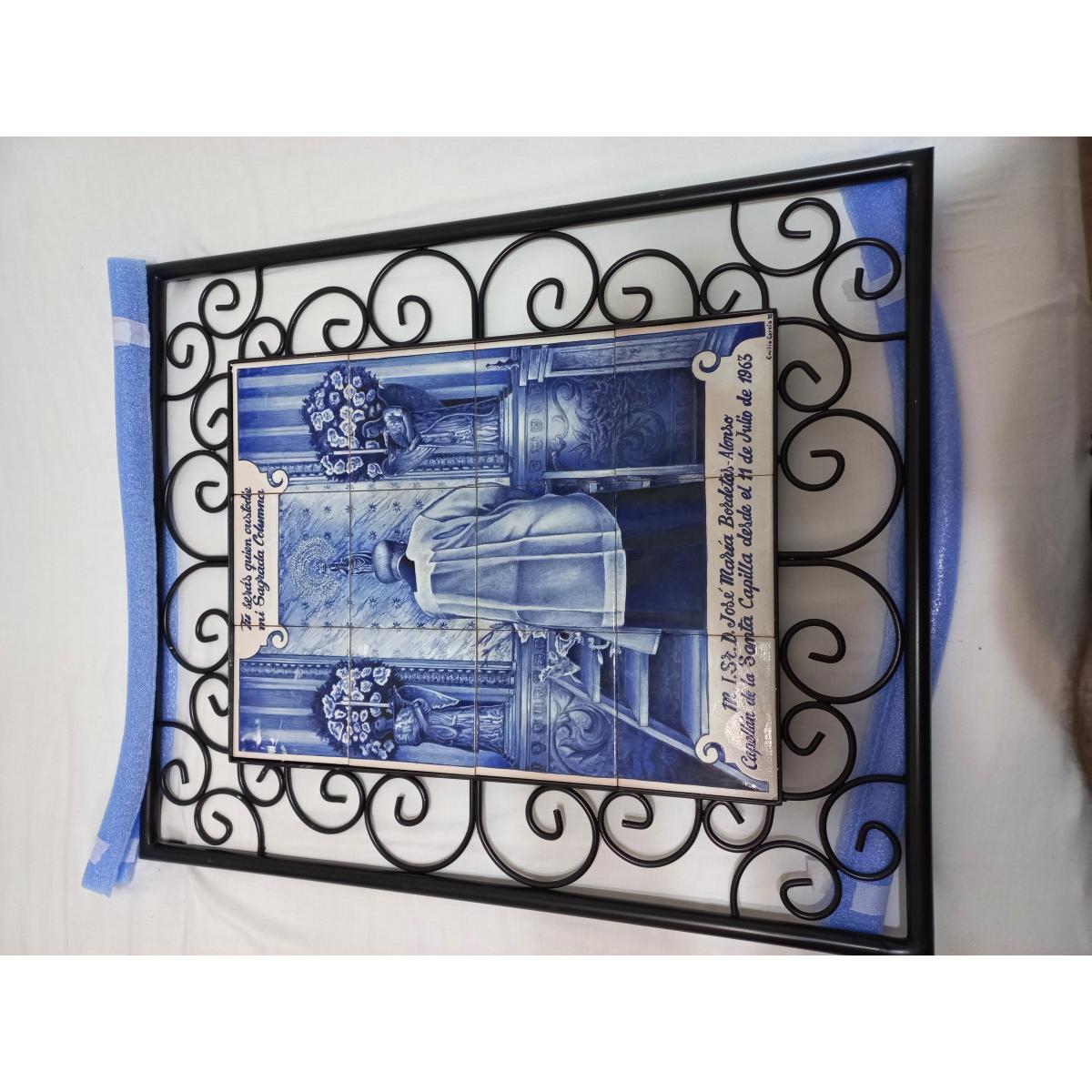 CUADRO DE FORJA PARA AZULEJO