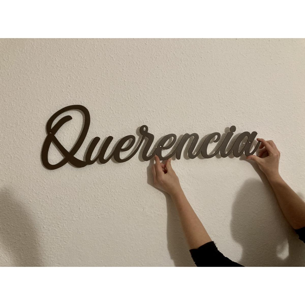 Letras forja para vivienda.