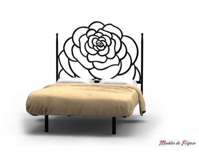 Cabecero de Forja Rosa