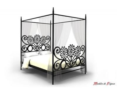 Cama con Dosel Maya