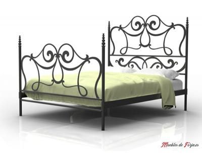 Cama con Piecera y Muros Agata