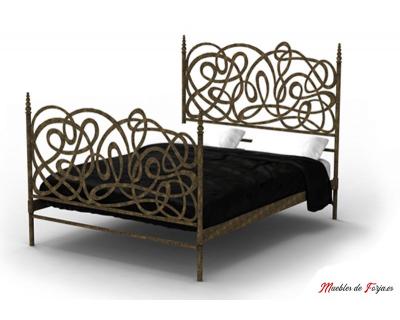Cama con Piecera y Muros Algarabia