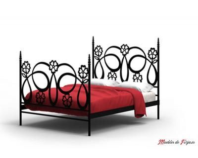 Cama con Piecera y Muros Galatea