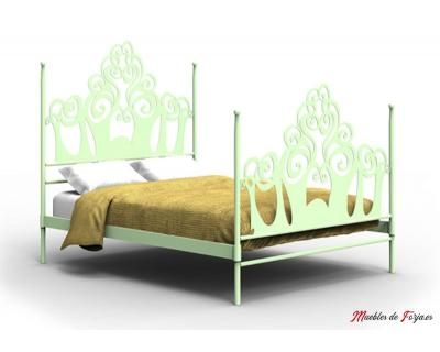 Cama con Piecera y Muros Gizane