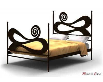 Cama con Piecera y Muros Hellen