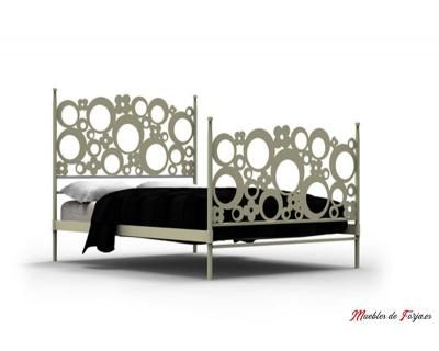 Cama con Piecera y Muros Lina
