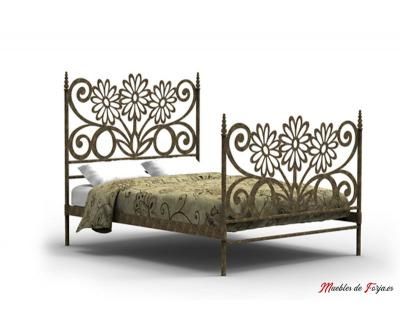 Cama con Piecera y Muros Maya