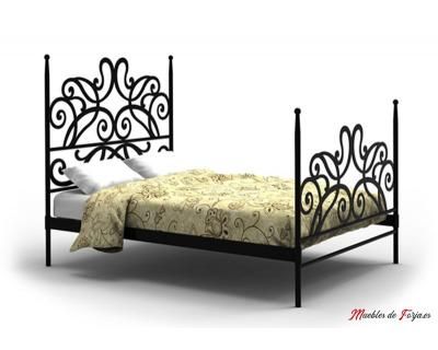 Cama con Piecera y Muros Medea