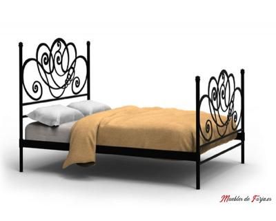 Cama con Piecera y Muros Verona