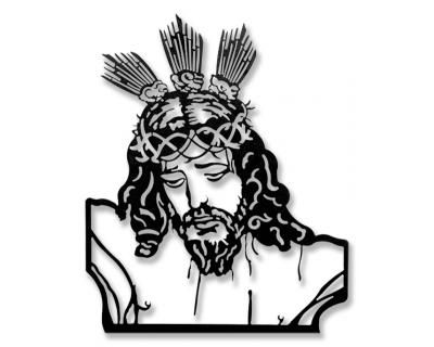 Escultura Pared Cristo